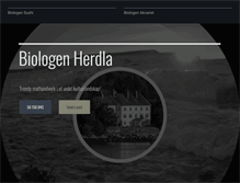 Tablet Screenshot of biologenherdla.no